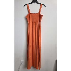 Faded Glory Orange Tube top Removable Straps Maxi Sundress Womens 3xl‎